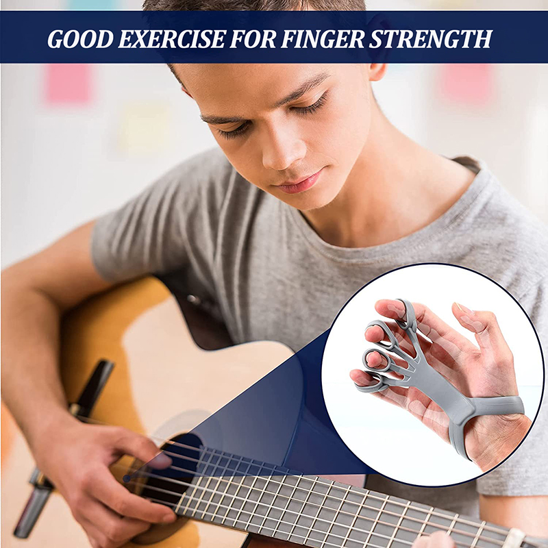 Silicone Finger Trainer Wrist Strength Exercise Hand Grip Finger Expander Workout Hand Gripper Rehabilitation Workout