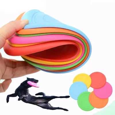 Silicone Flying Disc for Dogs