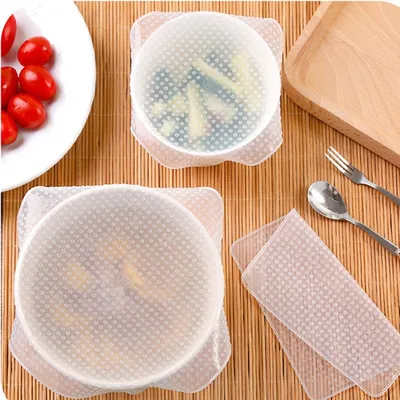 Silicone Food Wrap Reusable (4pcs)