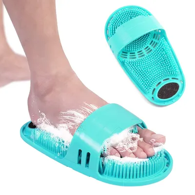 Silicone Foot Scrub Brush for Shower