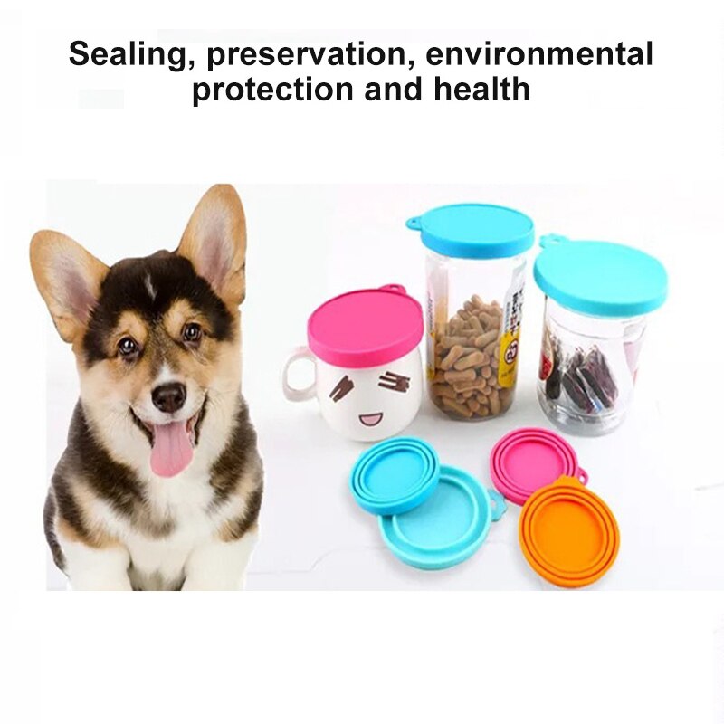 Silicone Fresh Keeping Pet Food Can Lid Silicone Fresh Keeping Pet Food Can Lid