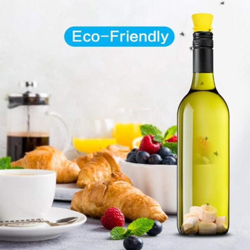 Silicone Fruit Fly Funnel Traps (8 pcs)