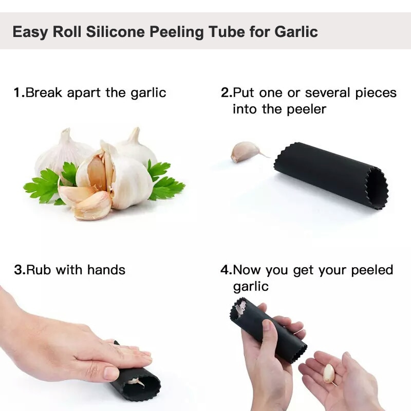Silicone Garlic Skin Remover Tube