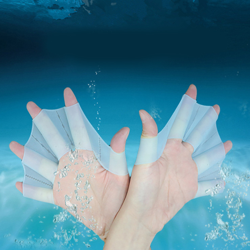 Silicone Hand Swimming Fins (2 pcs)