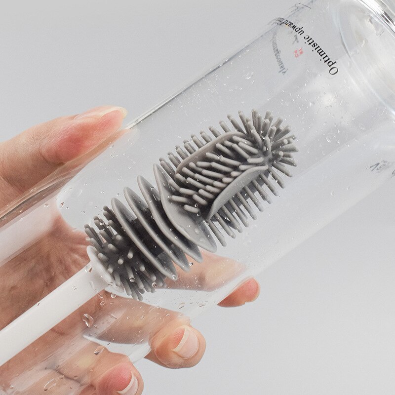 Silicone Head Long Cup Cleaning Brush