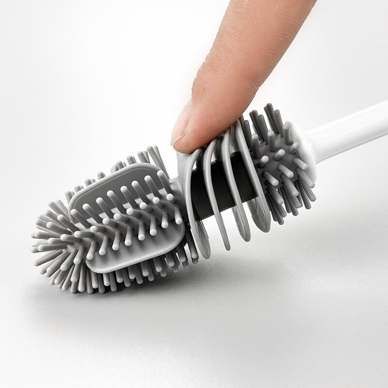 Silicone Head Long Cup Cleaning Brush