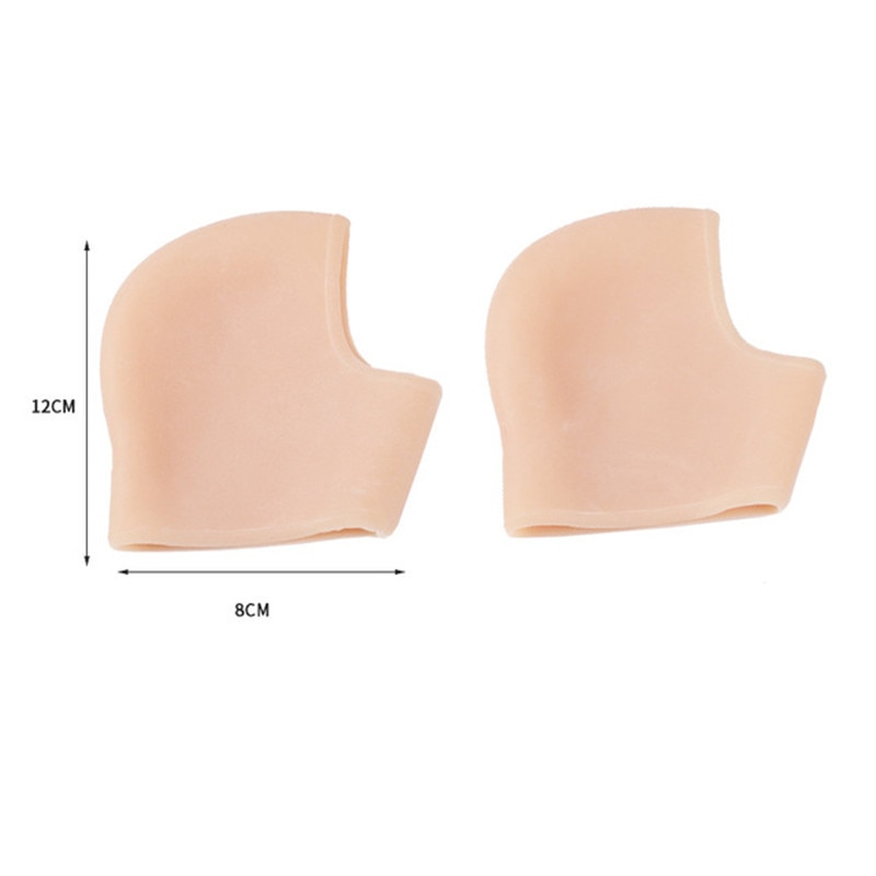Silicone Heel Protectors Foot Care Heel Socks (2 pcs)