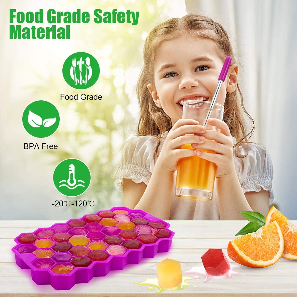 Silicone Honeycomb Ice Cube Tray Silicone Honeycomb Ice Cube Tray