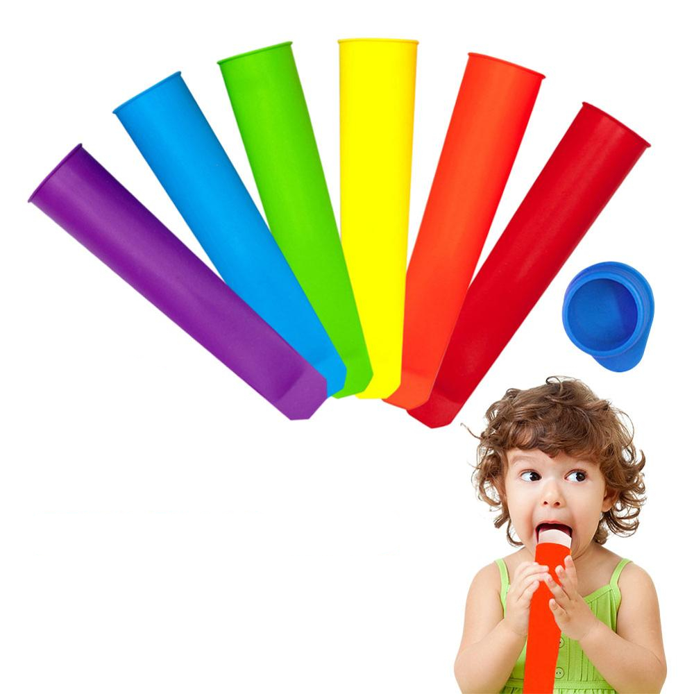 Silicone Ice Pole Moulds (6 pcs)