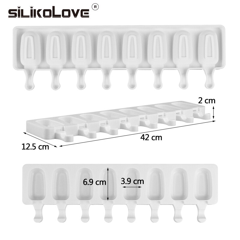 Silicone Ice Pop Mold Tray Silicone Ice Pop Mold Tray