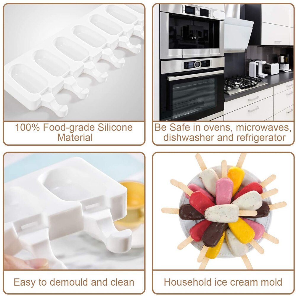Silicone Ice Pop Mold Tray Silicone Ice Pop Mold Tray