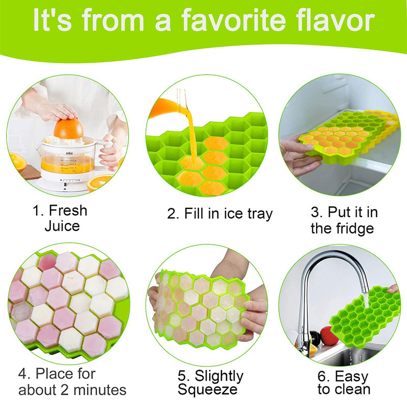 Silicone Ice Tray Multiple-Grid Mold Silicone Ice Tray Multiple-Grid Mold