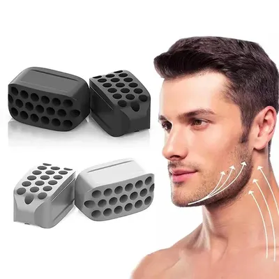 Silicone Jaw Exerciser Facial Toner & Jawline Fitness Ball Neck Toning Equipment Facial Beauty Tool Double Chin