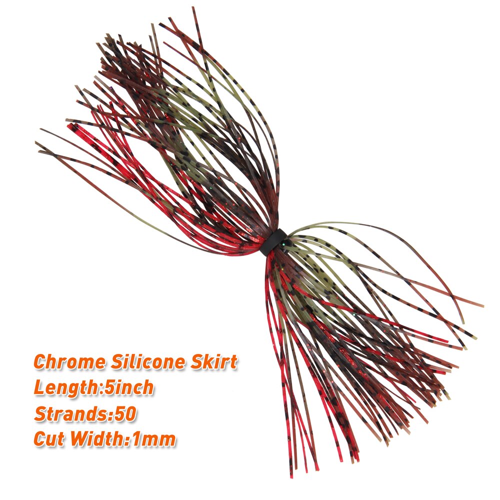 Silicone Jigs Fishing Skirts Set (6pcs) Silicone Jigs Fishing Skirts Set (6pcs)