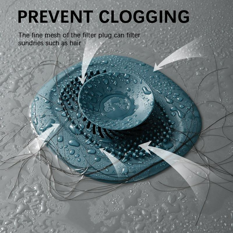 Silicone Kitchen Sink Plug Shower Filter Drain Cover Stopper Sink Strainer Drainer Floor Drain Hair Catcher Bathroom Silicone Kitchen Sink Plug Shower Filter Drain Cover Stopper Sink Strainer Drainer Floor Drain Hair Catcher Bathroom