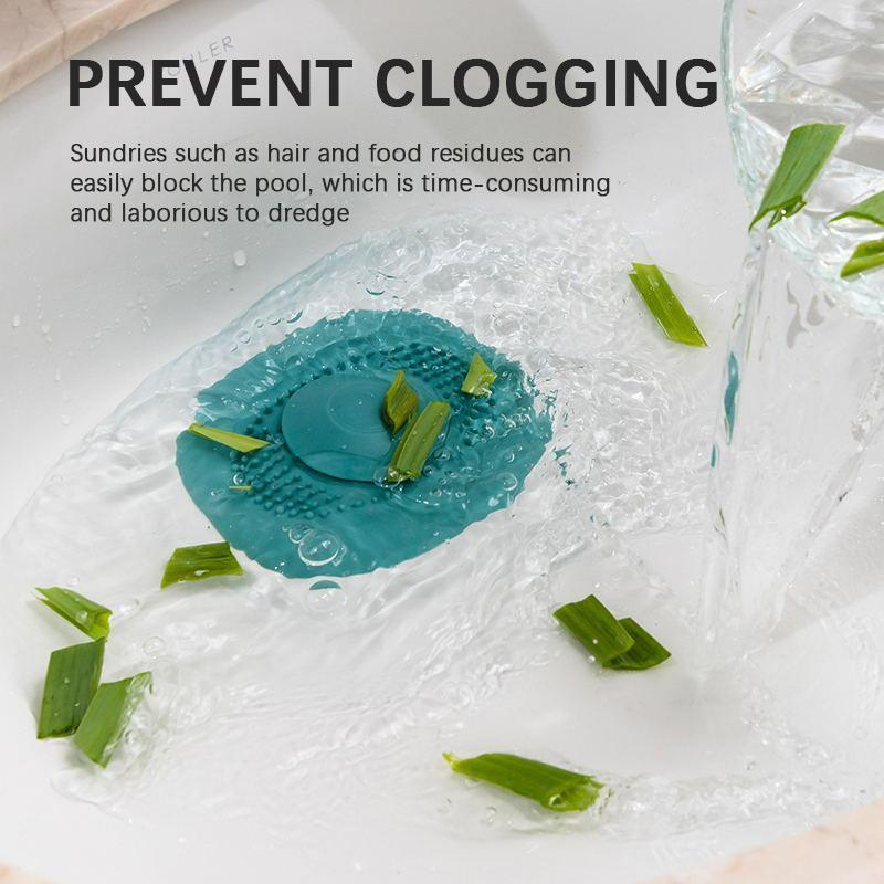 Silicone Kitchen Sink Plug Shower Filter Drain Cover Stopper Sink Strainer Drainer Floor Drain Hair Catcher Bathroom Silicone Kitchen Sink Plug Shower Filter Drain Cover Stopper Sink Strainer Drainer Floor Drain Hair Catcher Bathroom