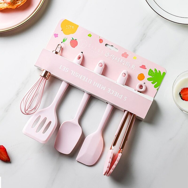 Silicone Kitchen Tools Set (5 Pcs)