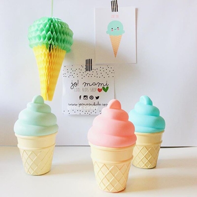 Silicone LED Ice Cream Cone Lamp Silicone LED Ice Cream Cone Lamp