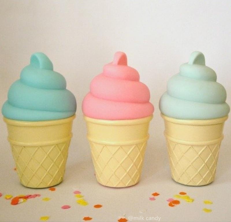 Silicone LED Ice Cream Cone Lamp Silicone LED Ice Cream Cone Lamp