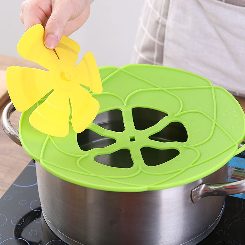 Silicone Lid Boil Over Stopper Silicone Lid Boil Over Stopper