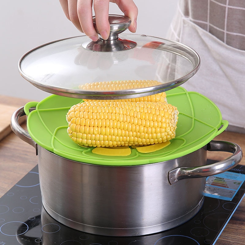 Silicone Lid Boil Over Stopper Silicone Lid Boil Over Stopper
