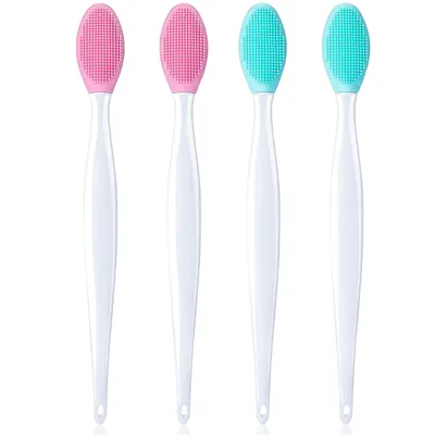 Silicone Lip Brush Exfoliator (4 pcs)