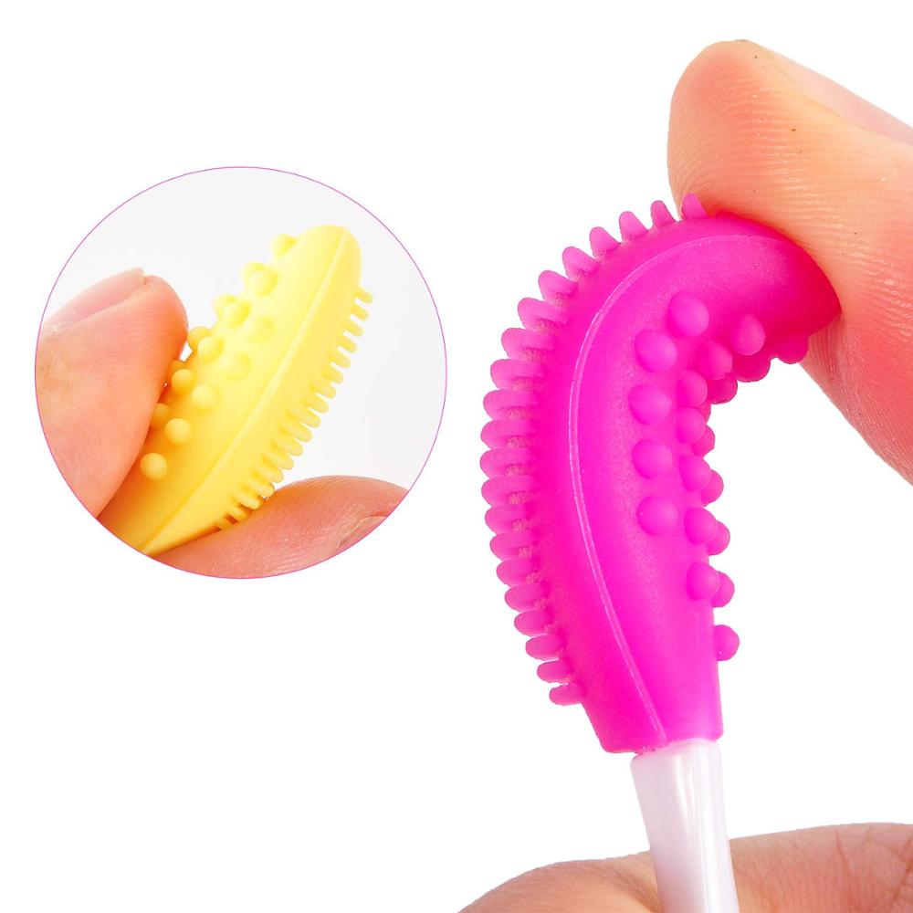 Silicone Lip Brush Exfoliator (4 pcs)
