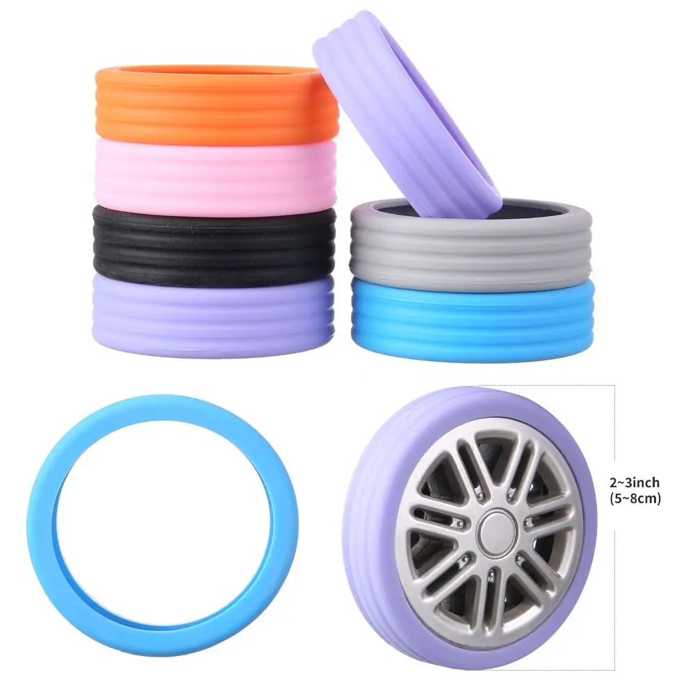 Silicone Luggage Wheel Covers (8 pcs) Silicone Luggage Wheel Covers (8 pcs)