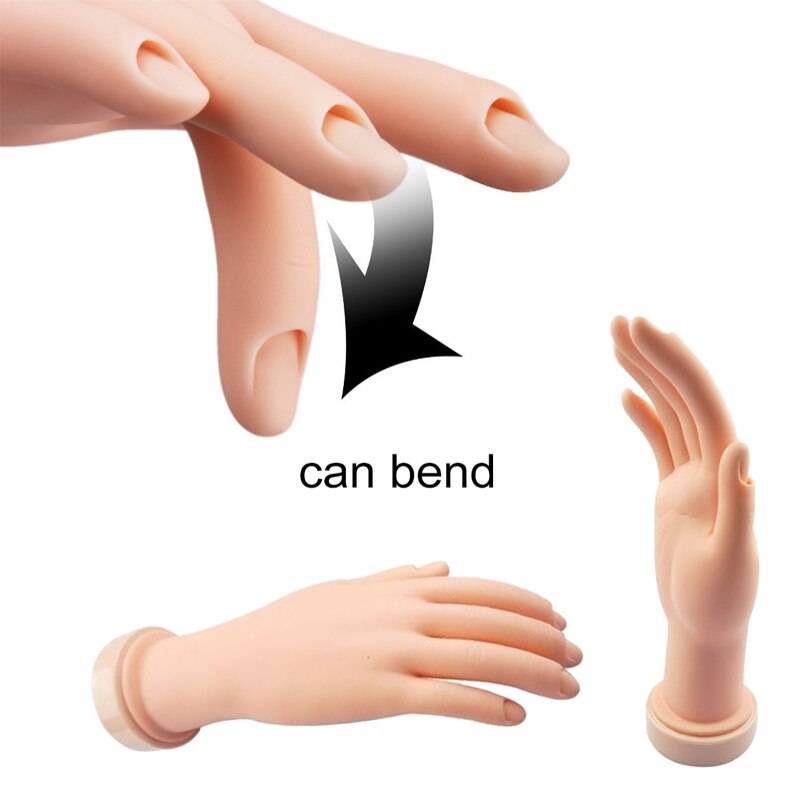 Silicone Mannequin Hand for Nails Silicone Mannequin Hand for Nails