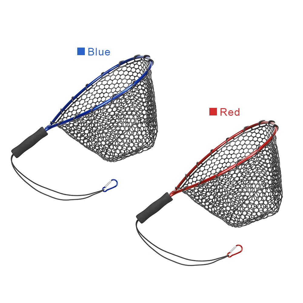 Silicone Mesh Fishing Landing Net Silicone Mesh Fishing Landing Net