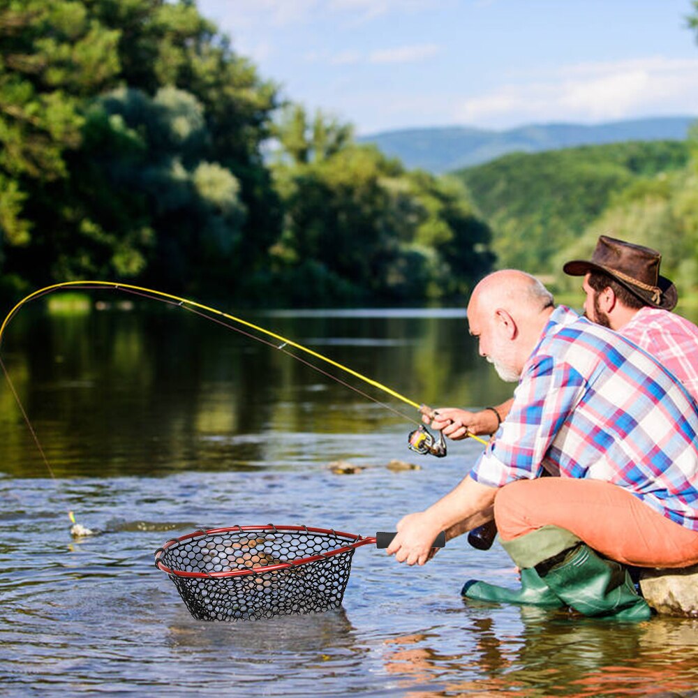 Silicone Mesh Fishing Landing Net Silicone Mesh Fishing Landing Net