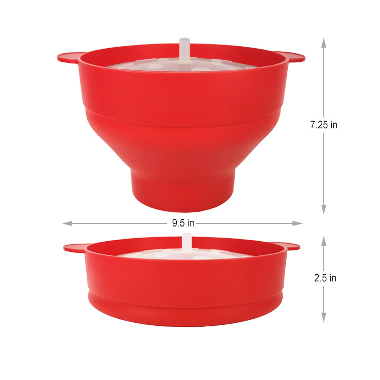 Silicone Microwave Popcorn Popper Silicone Microwave Popcorn Popper