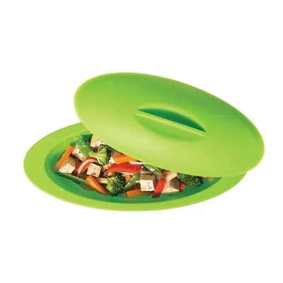 Silicone Microwave Steamer Bowl with Lid