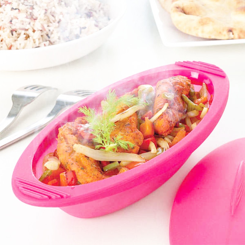 Silicone Microwave Steamer Bowl with Lid Silicone Microwave Steamer Bowl with Lid