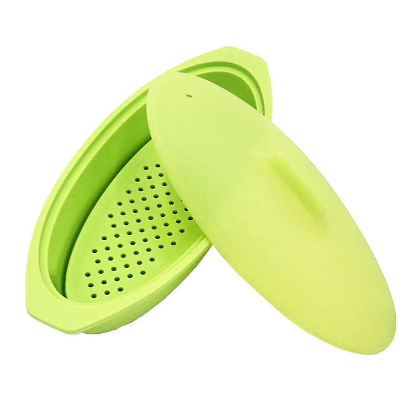 Silicone Microwave Steamer Bowl with Lid Silicone Microwave Steamer Bowl with Lid