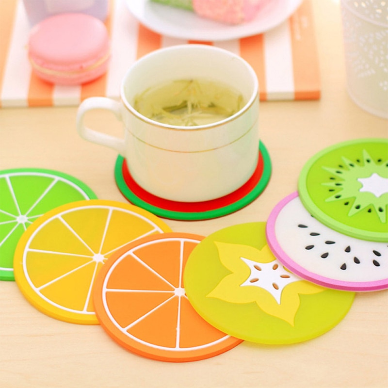 Silicone Mini Fruit Coasters (7pcs) Silicone Mini Fruit Coasters (7pcs)