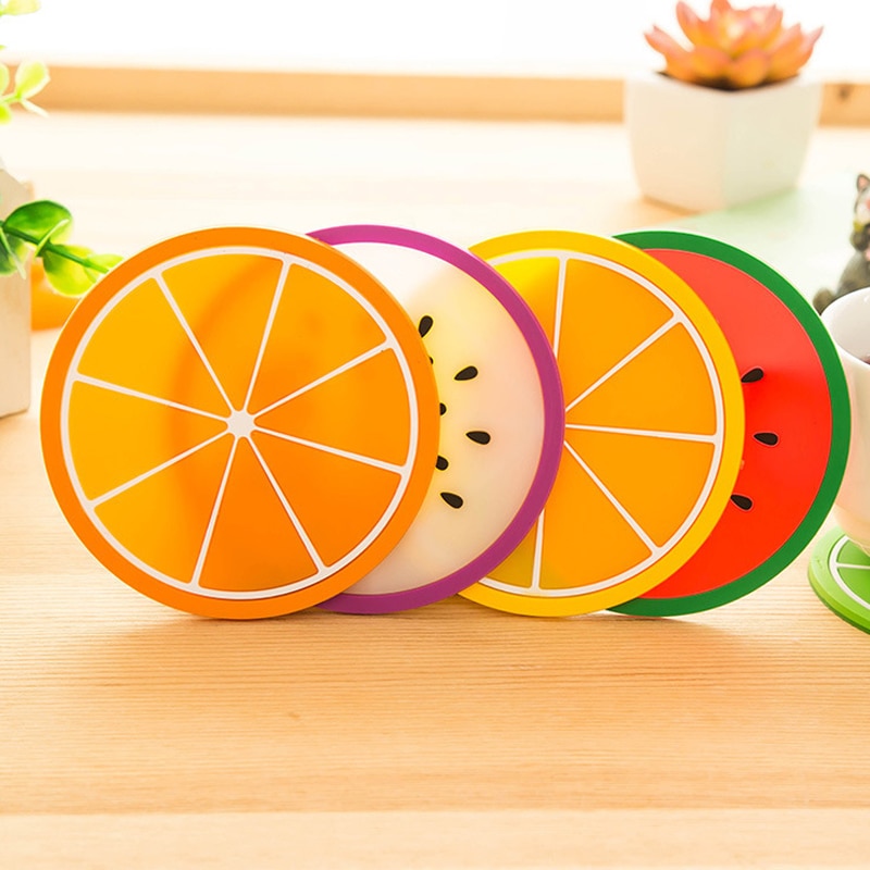 Silicone Mini Fruit Coasters (7pcs) Silicone Mini Fruit Coasters (7pcs)