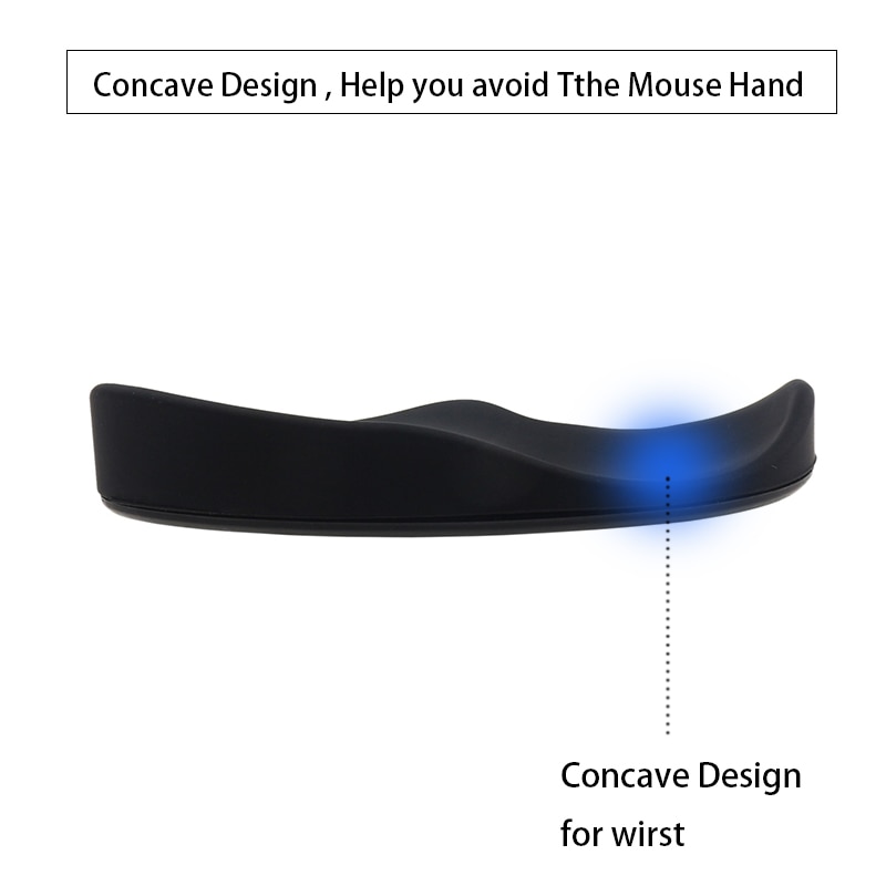 Silicone Mouse Wrist Rest Pad Silicone Mouse Wrist Rest Pad