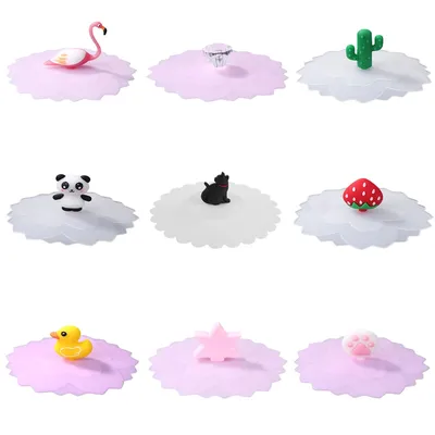 Silicone Mug Lid Cute Dustproof Cover
