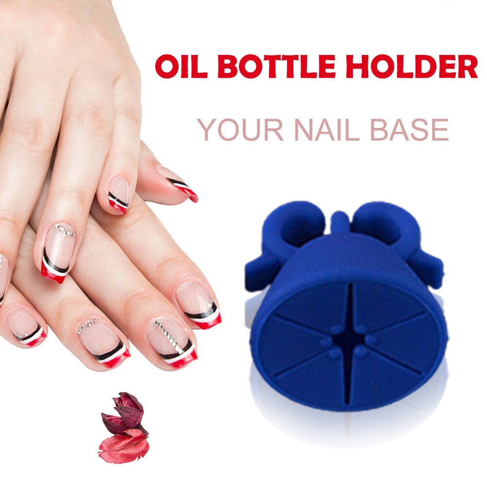 Silicone Nail Polish Ring Holder