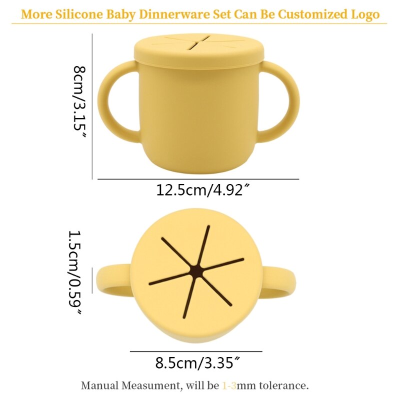 Silicone No Spill Snack Cup Silicone No Spill Snack Cup