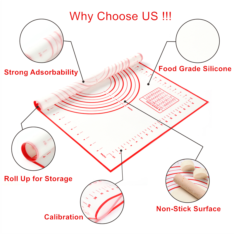 Silicone Pastry Mat Baking Pad