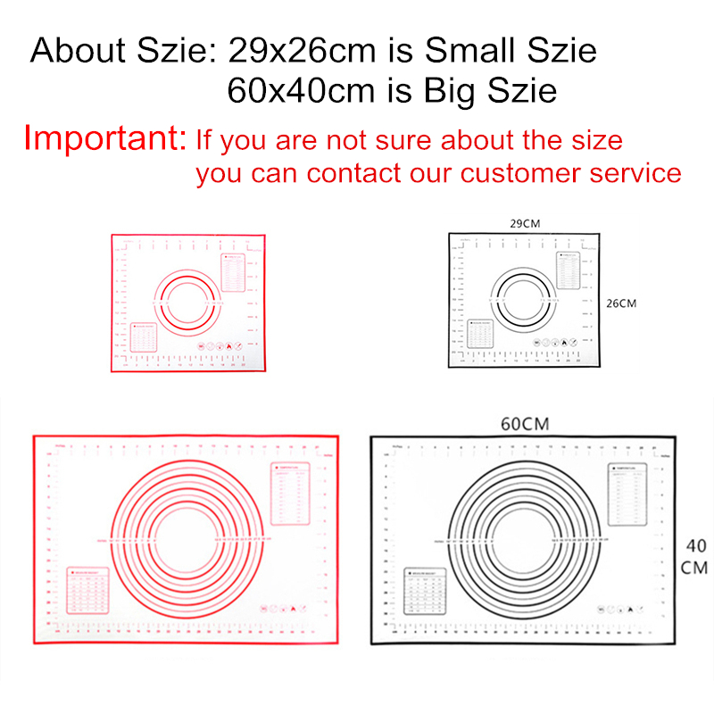 Silicone Pastry Mat Baking Pad