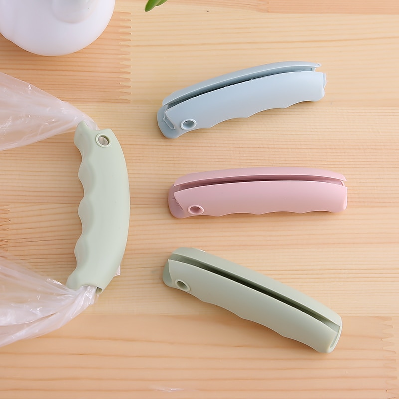 Silicone Plastic Bag Carrier Handle (3 pcs)