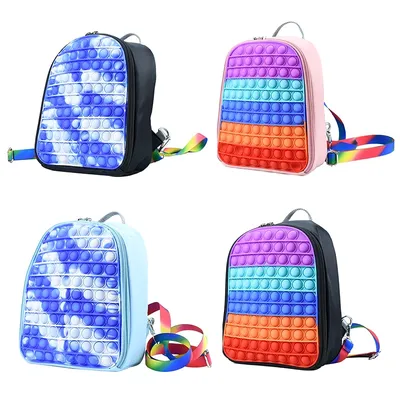 Silicone Pop It Backpack