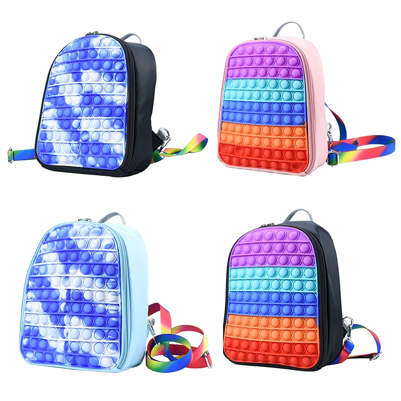 Silicone Pop It Backpack