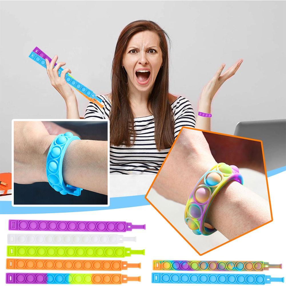 Silicone Pop It Bracelet Fidget Toy
