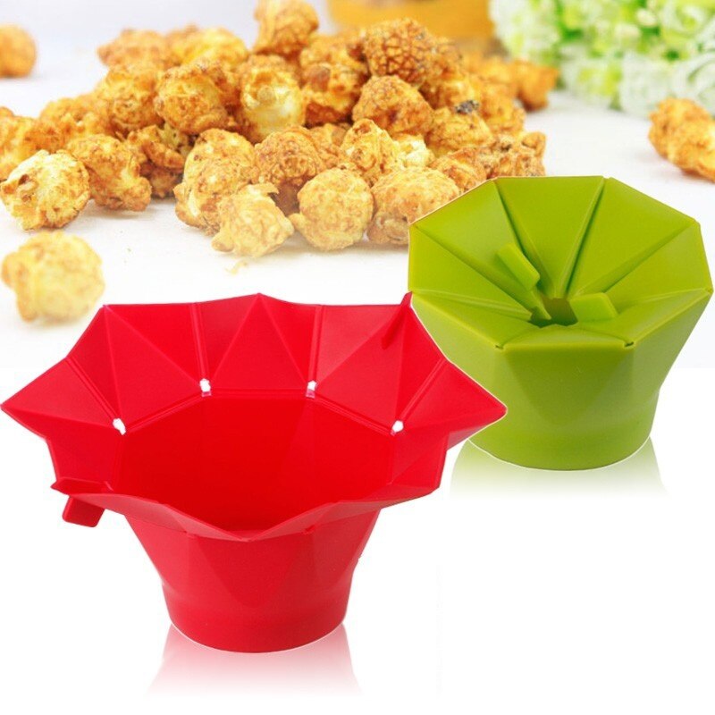 Silicone Popcorn Popper Microwave-Safe Silicone Popcorn Popper Microwave-Safe