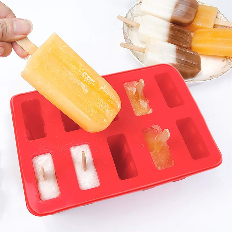 Silicone Popsicle Tray with Lid Silicone Popsicle Tray with Lid