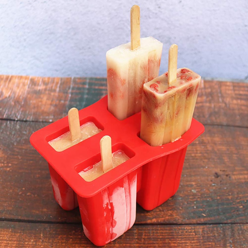 Silicone Popsicle Tray with Lid Silicone Popsicle Tray with Lid